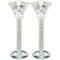 CRYSTAL CANDLESTICKS 18 CM - UK47520