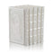 Artscroll Machzor Set Interlinear - Ashkenaz - F/S 5 Vol. - Hand Tooled White Leather - Miller