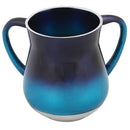 Aluminum Washing Cup - Blue Gradient Enamel - 14 cm - UK58183