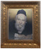 Painting of Rav Moshe Feinstein - Gold Frame