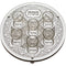 Glass Pesach Seder Plate - UK45787