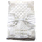 Elegant Satin Quilted Bris Pillow - Thick Embroidery - 70X50 cm - UK63621
