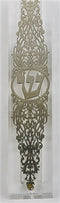 Mezuzah Case 24K Gold Plated- 15 cm scroll - TUZ010