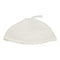 22 Cm White Knitted Na Nachman  Kippah with Tassel - UK16039