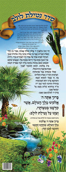 Laminated Sukkah Poster (14 x 36"), P813