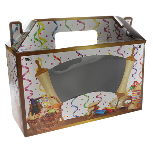 Carton Folding Box for Purim 34*13*20 cm