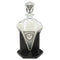 Crystal Wine Bottle 24 cm with Metal Plaque - UK47505