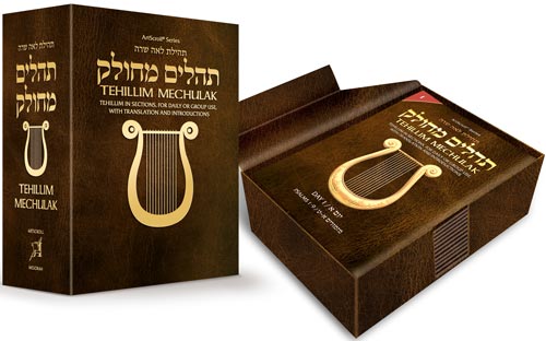 Tehillim Mechulak Artscroll - תהלים מחולק ארטסקרול