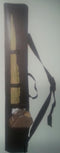Vinyl Lulav Holder with Shoulder Strap and Etrog Pouch - 47" Long - Black