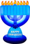 Inflatable Menorah - Outdoor Chanukkah Decor - 9"