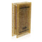 Lucite Matchbox Holder Gold Glitter