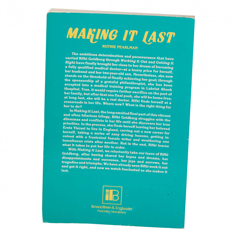 Making It Last - Pearlman - h/c