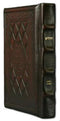Artscroll Interlinear Tehillim - Full Size - Yerushalayim 2-Tone Brown Leather תהלים