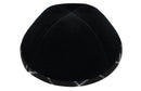 IKIPPAH BLACK VELVET W/ PLAID RIM YARMULKE