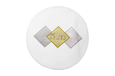 Pesach Matzah bag Silver Diamond design