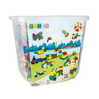 CLICS  Toy - Assorted Bucket - 475pcs
