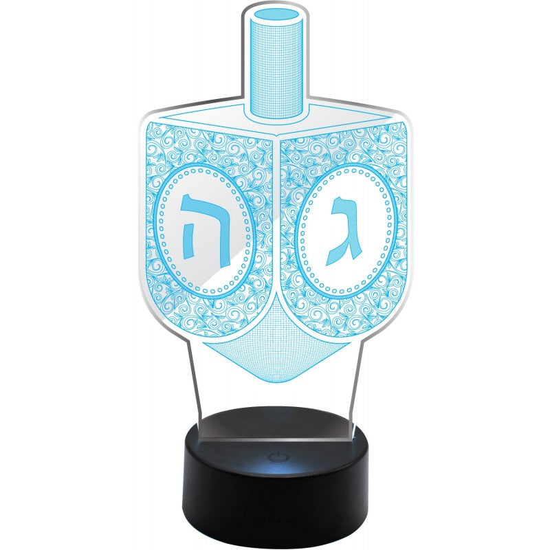 Light-Up Acrylic Dreidel