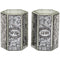 Crystal Candlesticks with Metal Plaque - UK45949