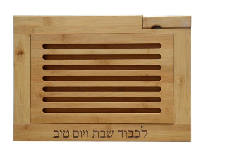 CHALLAH TRAY WITH KNIFE 2X41X28 CM
