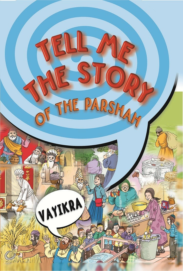 TELL ME THE STORY OF THE PARASHA VAYIKRA  LAMINATED PAGES