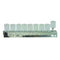 Oil Menorah Strip with Glass Cups - Silver