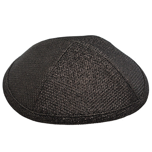 Fabric Elegant Kippah black size 5 20cm