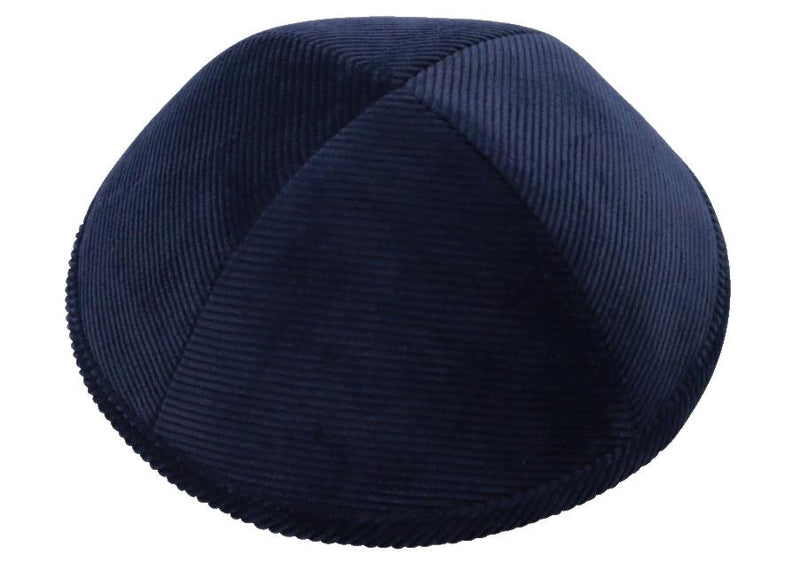 IKIPPAH NAVY CORDUROY YARMULKE