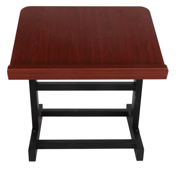 Mahogany Table Top Shtender With Metal Legs