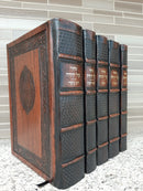 Machzor Orot - Kol Eliyahu - Edut Mizrach - 5 Vol. set - Antique  Leather - Full Size