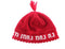 22 Cm Red Knitted Na Nachman  Kippah with Tassel