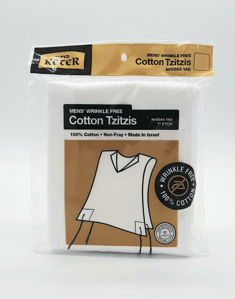 Keter Wrinkle Free Cotton Tzitzis - Ashkenaz