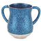 Aluminum Washing Cup - Coral Blue Glitter Enamel - 14 cm - UK54474