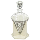 Crystal Wine Bottle 24 cm with Metal Plaque - UK47275