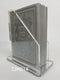 Lucite Zemiros Holder With 6 Grey Zemiros- Edot Hamizrach - TJH014E